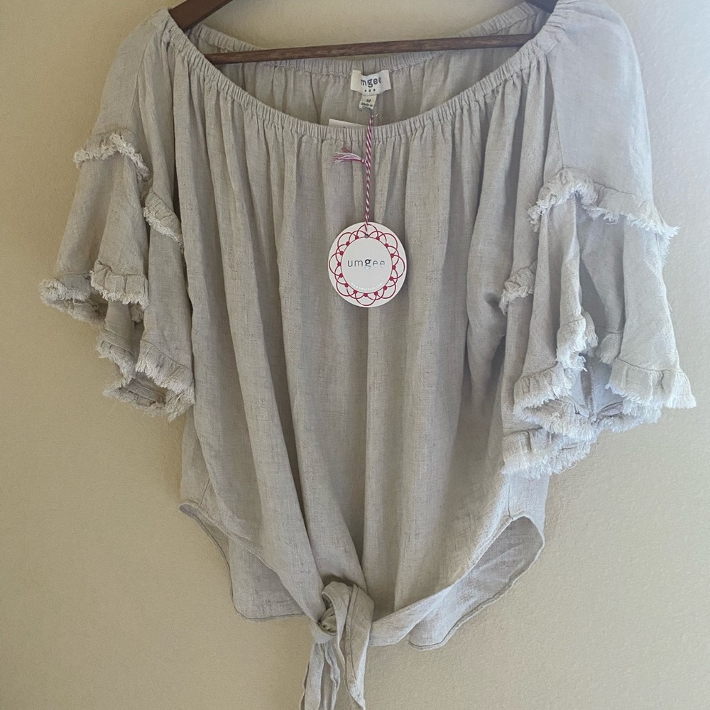 Umgee Linen Blend Top